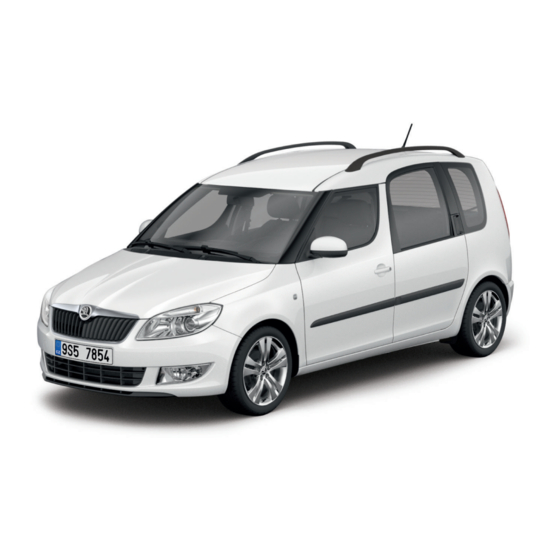 Skoda Roomster Manuel D'utilisation