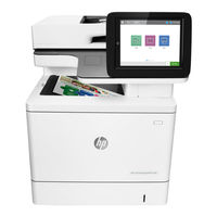 HP Color LaserJet Managed MFP E57540 Serie Mode D'emploi