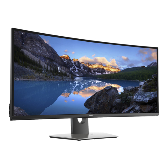 Dell UltraSharp U3818DW Guide D'utilisation