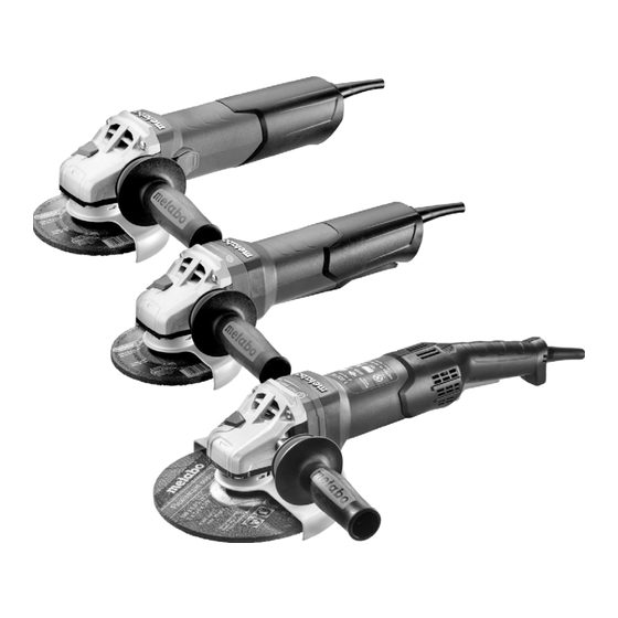Metabo WEPBA 19-125 Q DS M-Brush Mode D'emploi