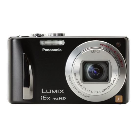 Panasonic LUMIX DMC-TZ25 Mode D'emploi De Base