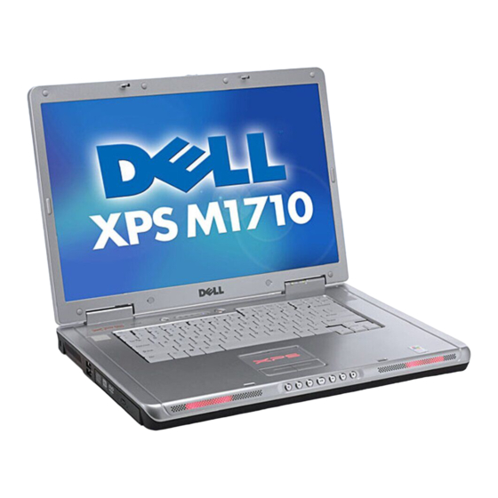 Dell XPS M1710 Manuel Du Propriétaire