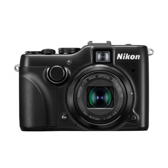 Nikon COOLPIX P7100 Manuels