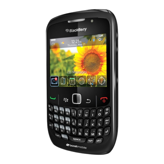 Blackberry Curve 8500 Serie Manuels