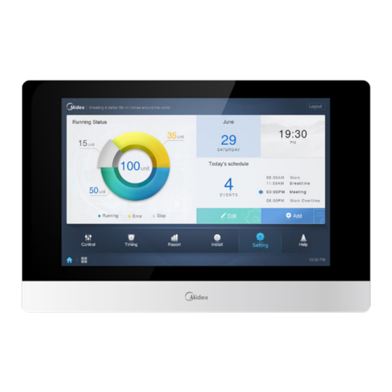 Midea CCM-270B/WS Manuel D'installation Et D'utilisation