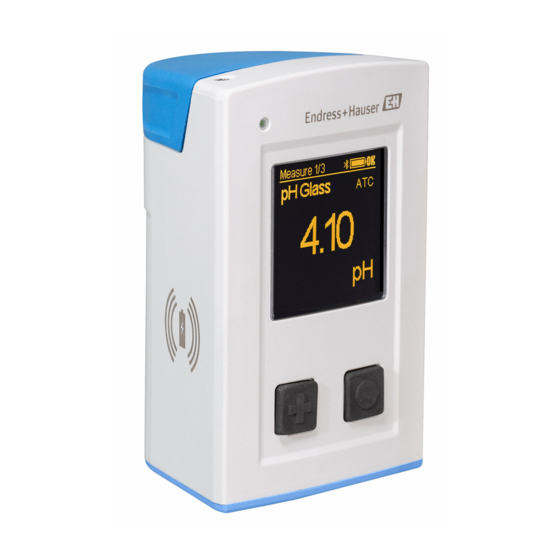 Endress+Hauser Liquiline Mobile CML18 Manuel De Mise En Service