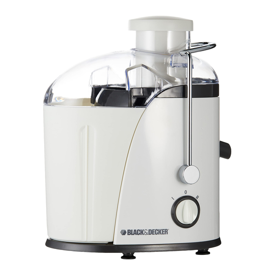 Black & Decker JE400 Mode D'emploi