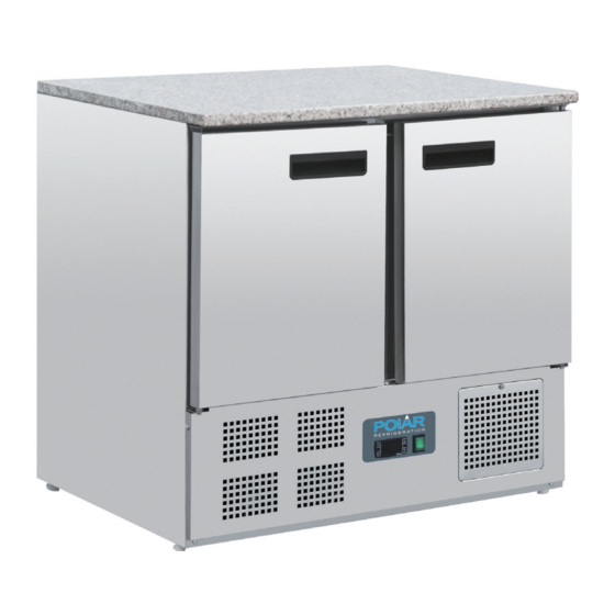 Polar Refrigeration U636 Mode D'emploi
