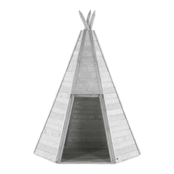 Plum Great Wooden Teepee Instructions De Montage