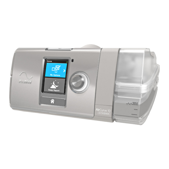 ResMed AirCurve 10 CS PACEWAVE Manuel