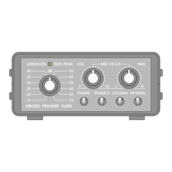 IMG STAGELINE MPA-1002 Mode D'emploi
