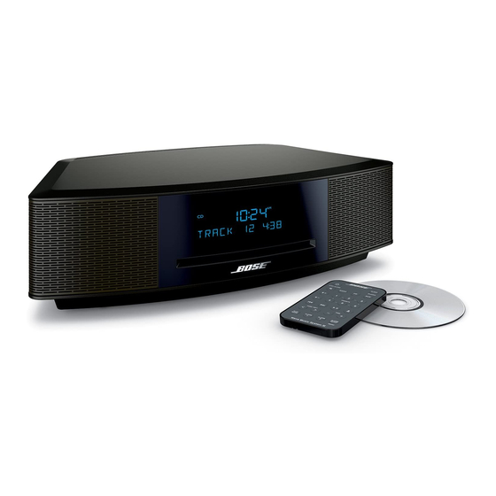 Bose Wave Music System IV Notice D'utilisation