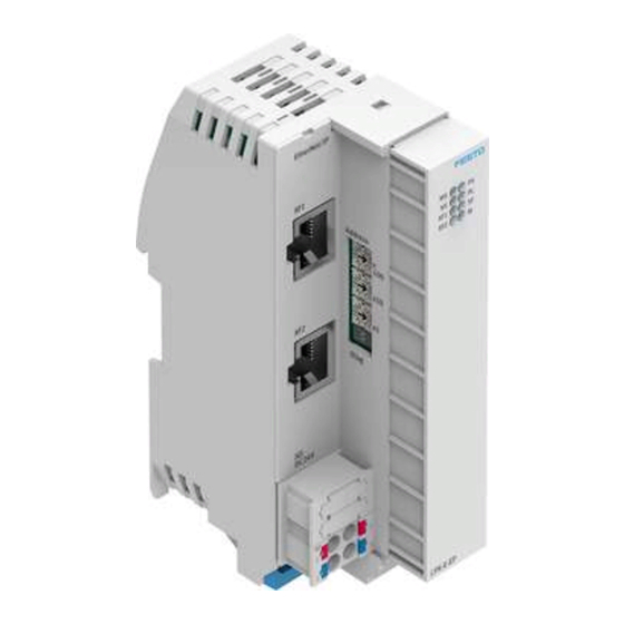 Festo CPX-E-EP Instructions D'utilisation