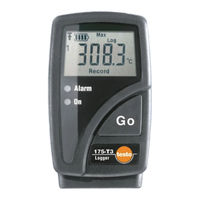 TESTO 175 T2 Mode D'emploi Raccourci