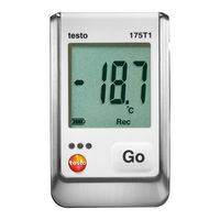 Testo 175 T1 Mode D'emploi