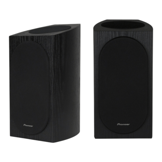 Pioneer SP-BS22A-LR Manuel D'utilisation
