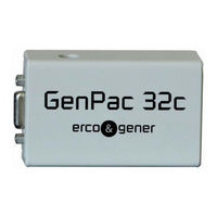 Ercogener GenPac 32c Mode D'emploi