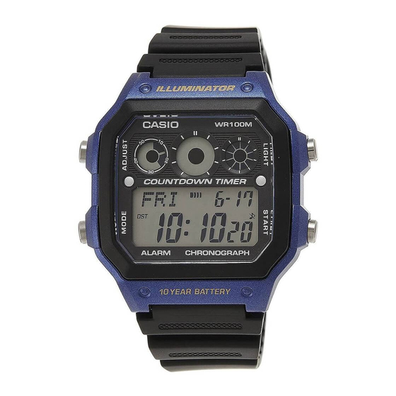 Casio 3426 Guide D'utilisation