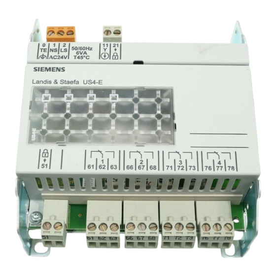 Siemens US1-E Guide Rapide