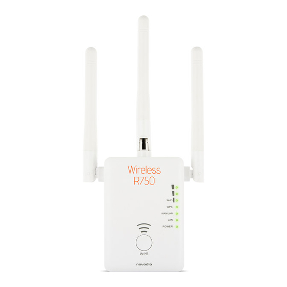 novodio Wireless R750 Guide D'installation Rapide