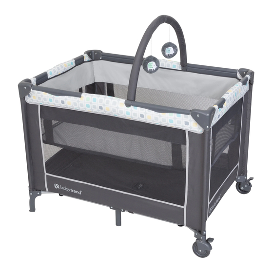 Baby Trend EZRest Deluxe Nursery Center PY91B Serie Manuel D'instruction