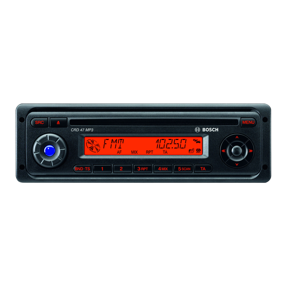 Bosch CRD 47 MP3 Mode D'emploi Et De Montage