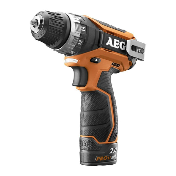 AEG BS 12C2 Notice Originale