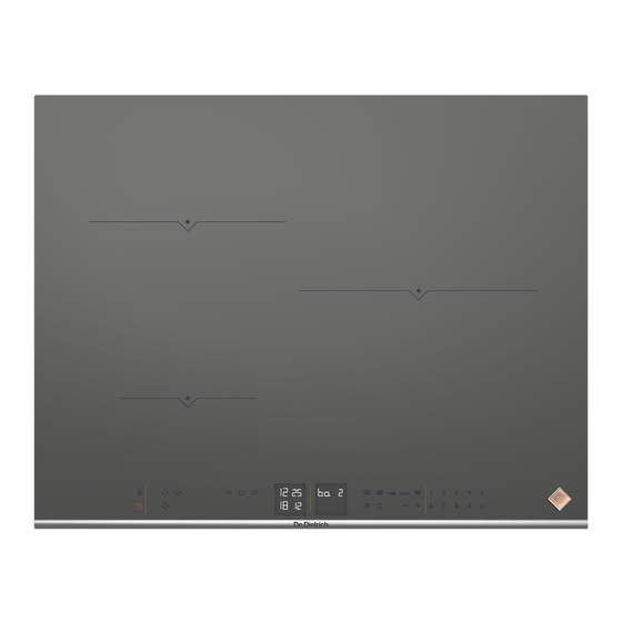 De Dietrich DPI7572G Guide D'utilisation