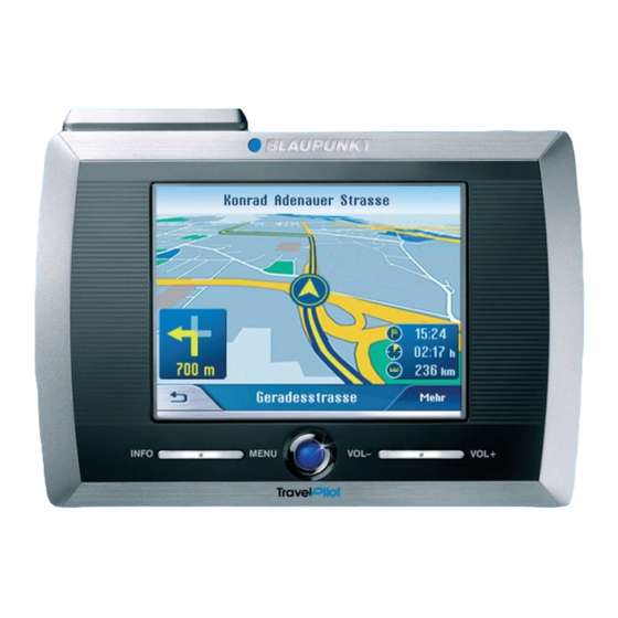 Blaupunkt TravelPilot MP3 Edition Manuels