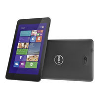 Dell Venue 8 Pro Guide De L'utilisateur