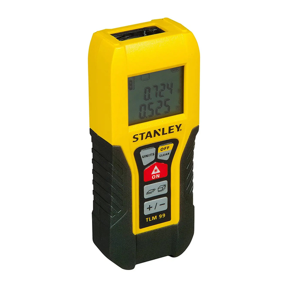 Stanley TLM99 Mode D'emploi