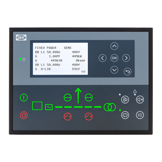 Deif AGC 150 Manuel De L'utilisateur