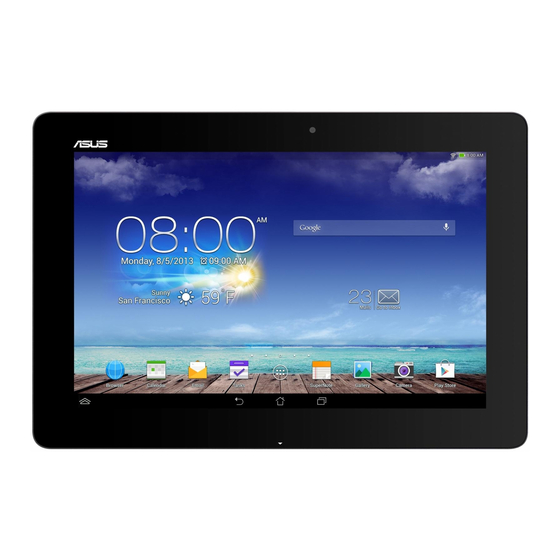 Asus TF701T Manuel De L'utilisateur