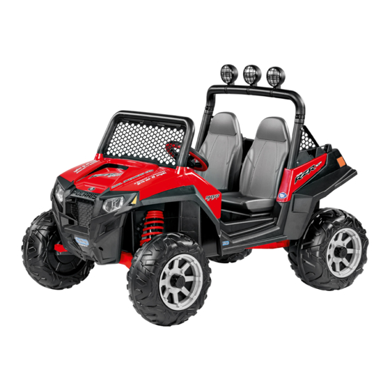 Peg-Perego Polaris Ranger RZR 900 Guide D'utilisation Et Entretien