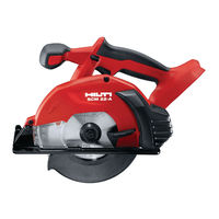 Hilti SCM 22-A Mode D'emploi Original