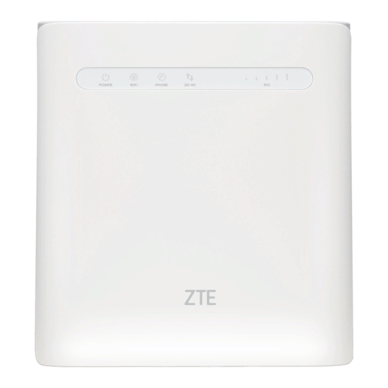 ZTE MF286R Guide D'utilisation