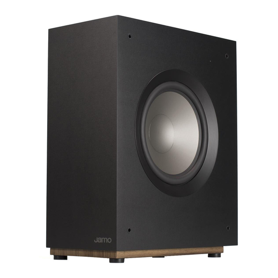 JAMO STUDIO8 S810 SUB WALNUT Manuel D'utilisation