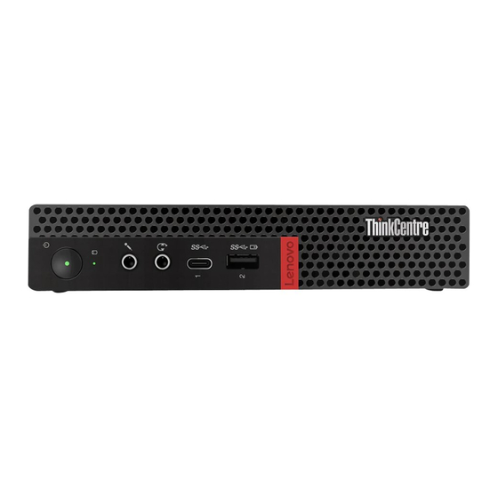 Lenovo ThinkCentre M75q-1 Guide D'utilisation