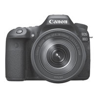 Canon EOS 80D Mode D'emploi