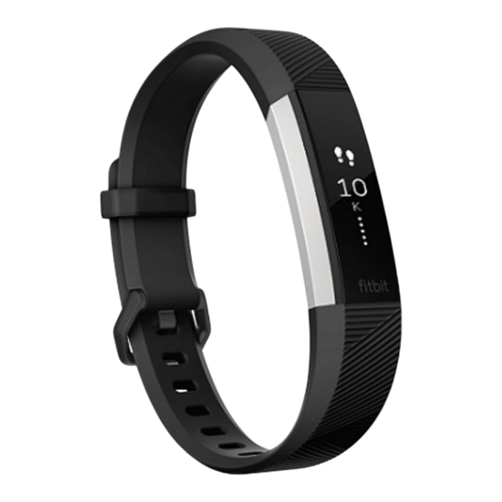 Fitbit alta HR Manuel Utilisateur