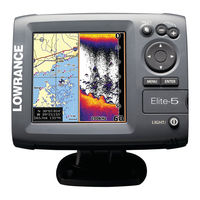 Lowrance GPS Elite 5m Manuel D'installation Et D'utilisation