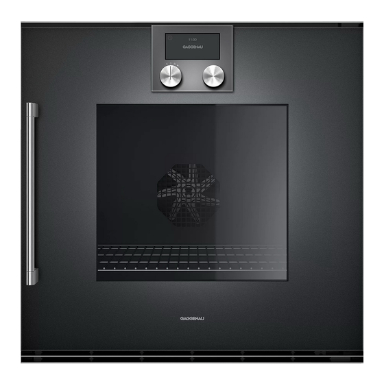 Gaggenau BOP 220 1 2 Serie Notice D'utilisation