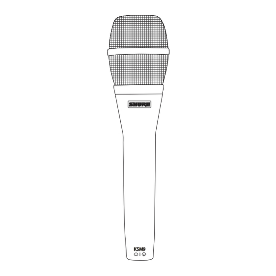 Shure KSM9 Guide De L'utilisateur