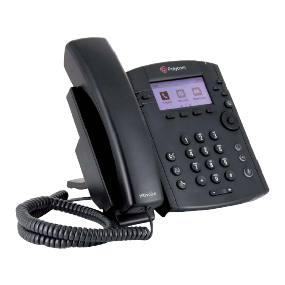 Polycom VVX 300 Mode D'emploi