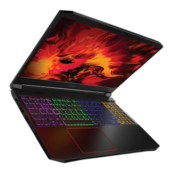 Acer Nitro 5 AN515-55-52MF Manuel D'utilisation