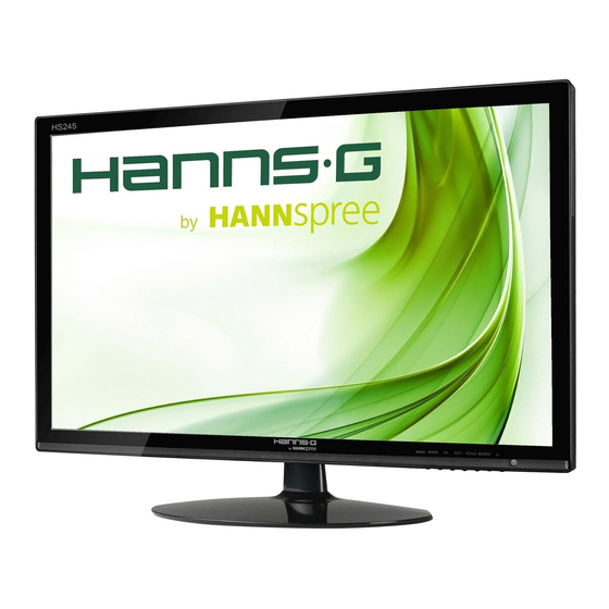 HANNspree Hanns G HS245HPB Mode D'emploi