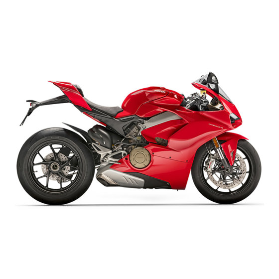 Ducati Panigale V4 Manuel D'utilisation Et Entretien