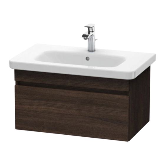 DURAVIT DuraStyle DS 0061 Notice De Montage