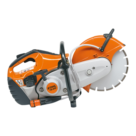 Stihl TS 410 Notice D'emploi