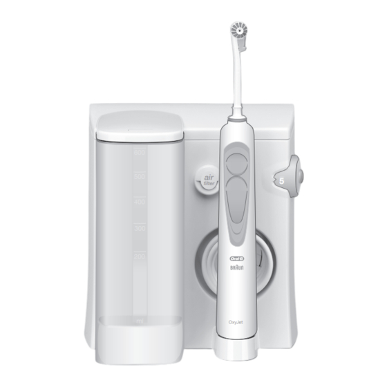 Braun Oral-B OxyJet Mode D'emploi